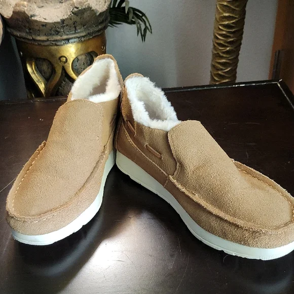Sperry Leather Loafers Fur lining - Picture 1 of 10